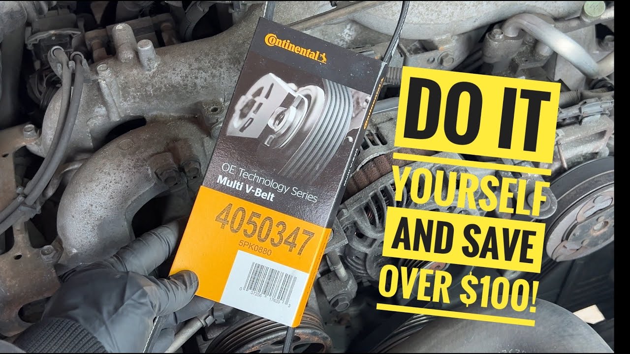 2010 Subaru Forester (3rd Gen) - How To Replace the Serpentine Belt aka Power Steering Belt