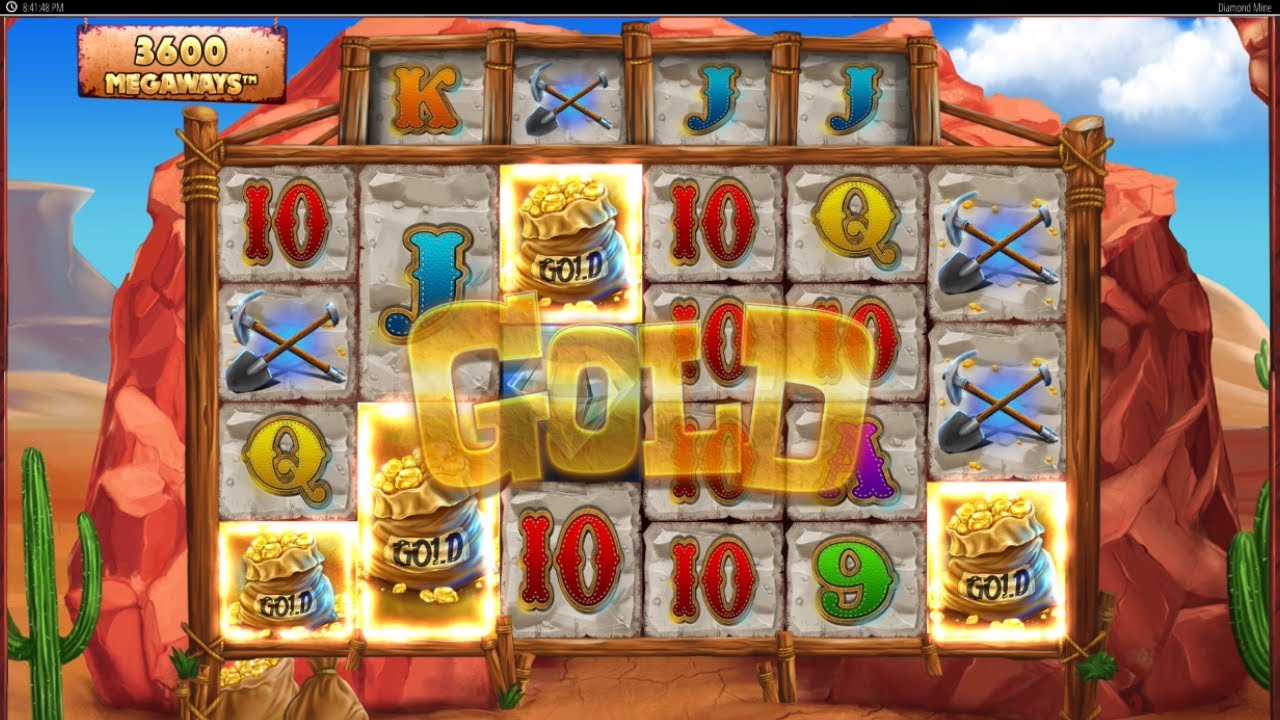 Diamond Mine Megaways Bonus Feature (Blueprint Gaming)