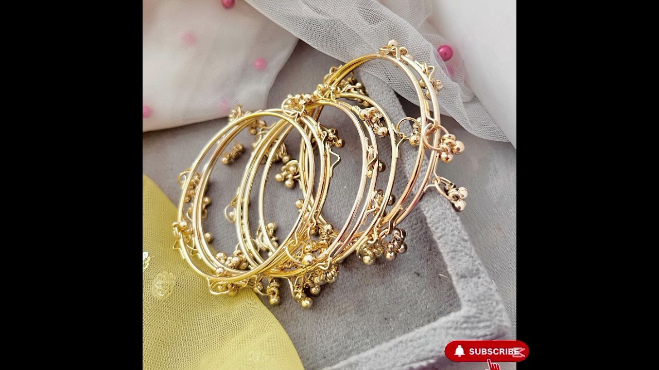 The Bangle Everyone is Talking About! 🔔 Kashmiri Chorian Trend 2026 🎀❤️ #KashmiriGhungru #trending 