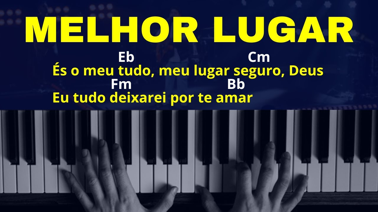MELHOR LUGAR - Felipe Rodrigues | Tutorial de Piano Simplificado para Iniciantes (Passo a Passo)