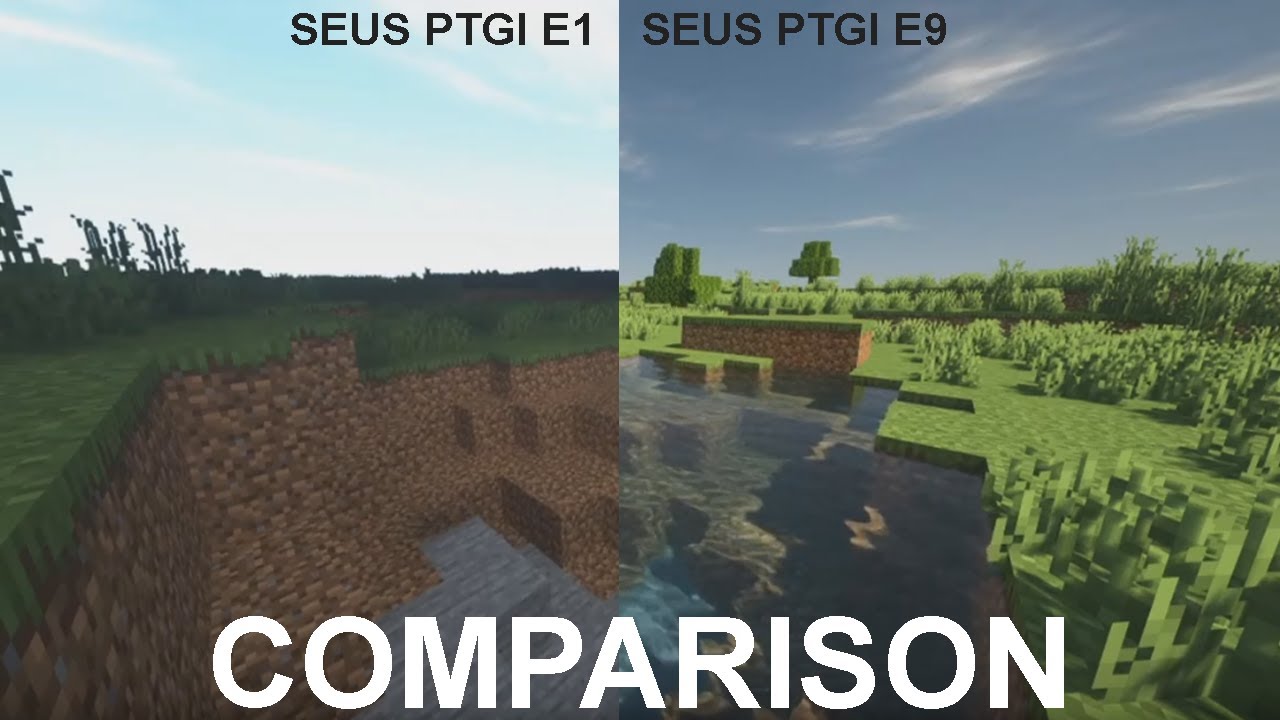 Evolution of Seus PTGI (E1-E9) - Quick comparison