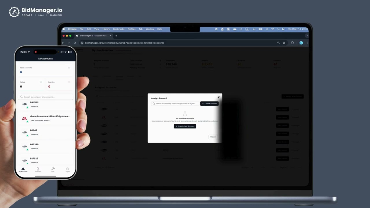 BidManager | Customer Management