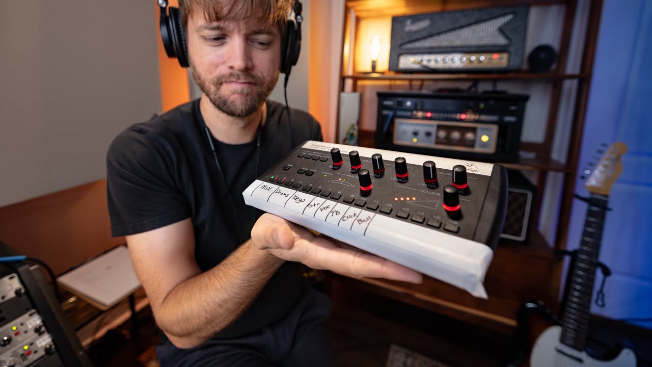 Маршрутизация и настройка микшера для наушников Behringer P16