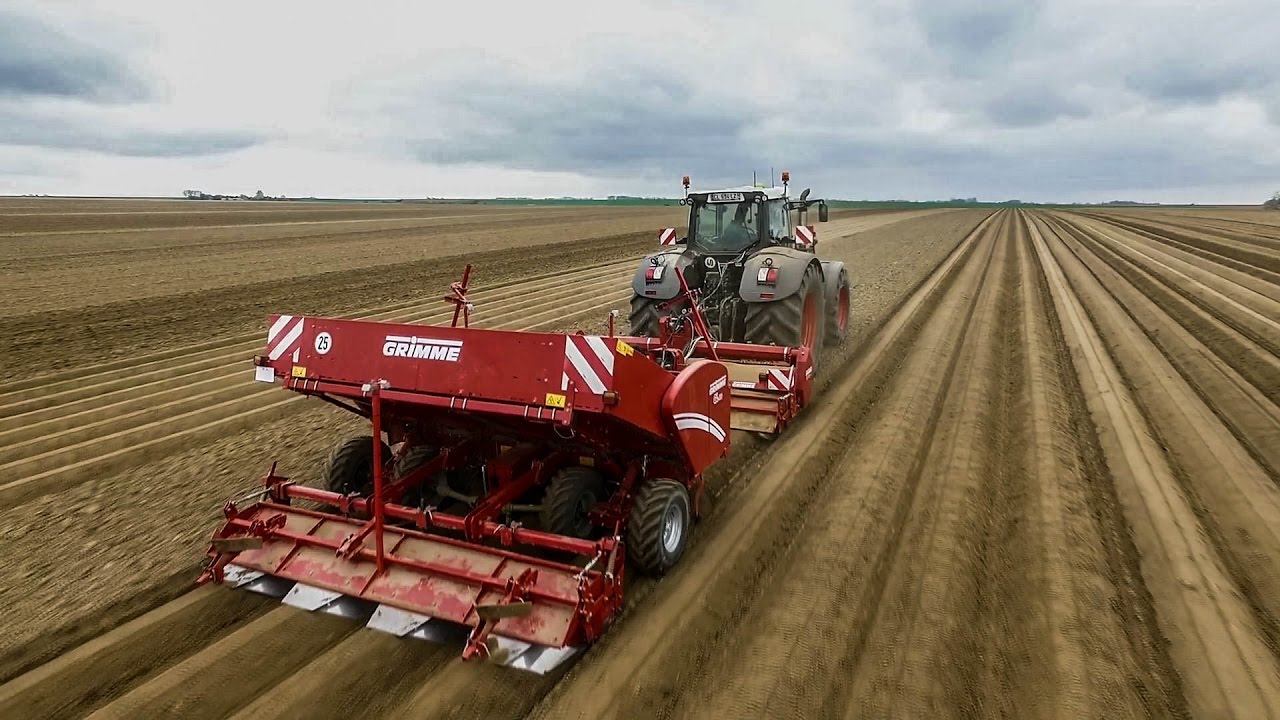 FENDT 939 & 927 BB + Grimme ( Plantation de pdt)