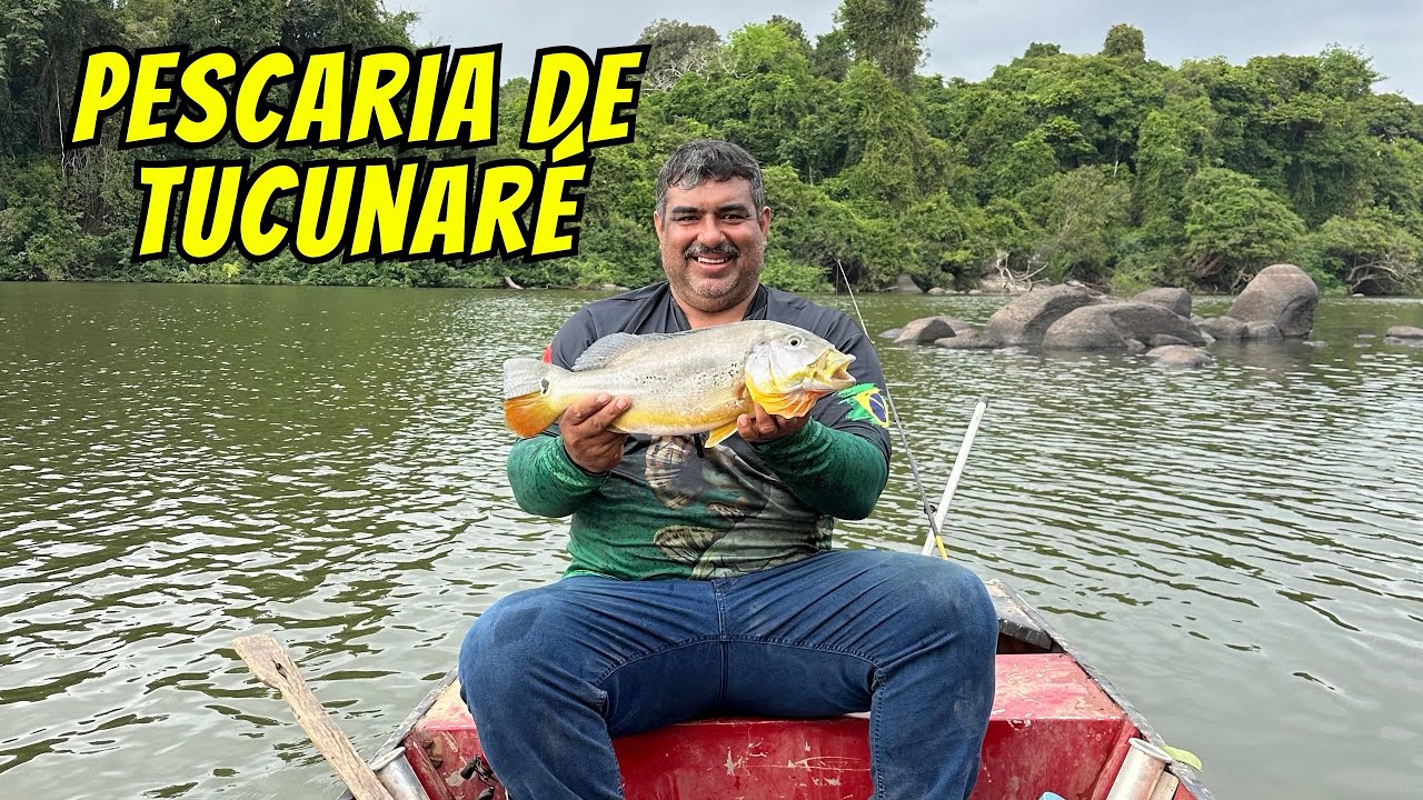DIA DE PESCA ESPORTIVA COM TUCUNARÉ E TRAIRÃO MONSTRO