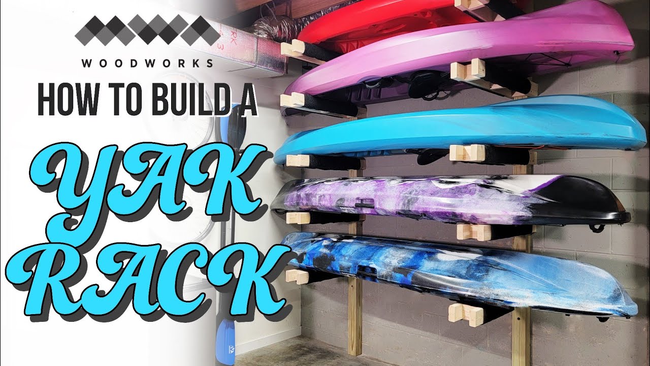 How to Store Your Kayak  // DIY Kayak Rack