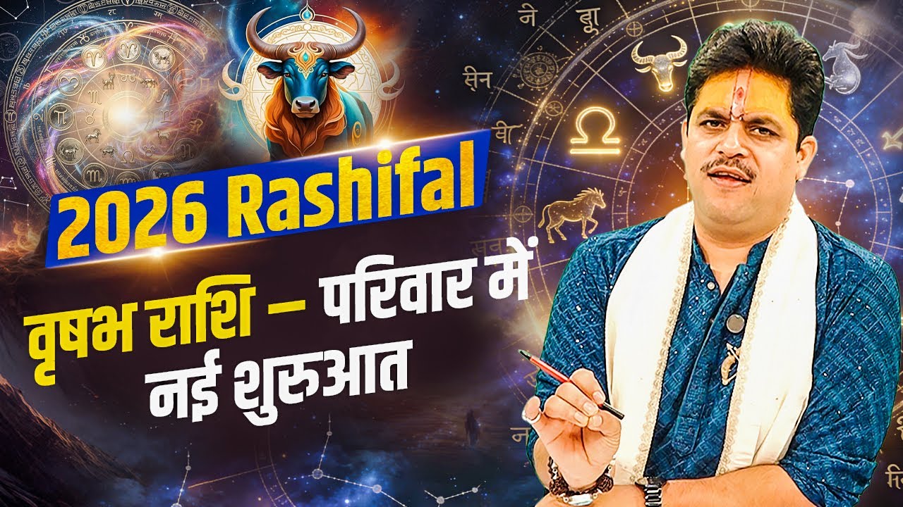 2026 Rashifal | वृषभ राशि &ndash; परिवार में नई शुरुआत | Acharya Raj Mishra Ji