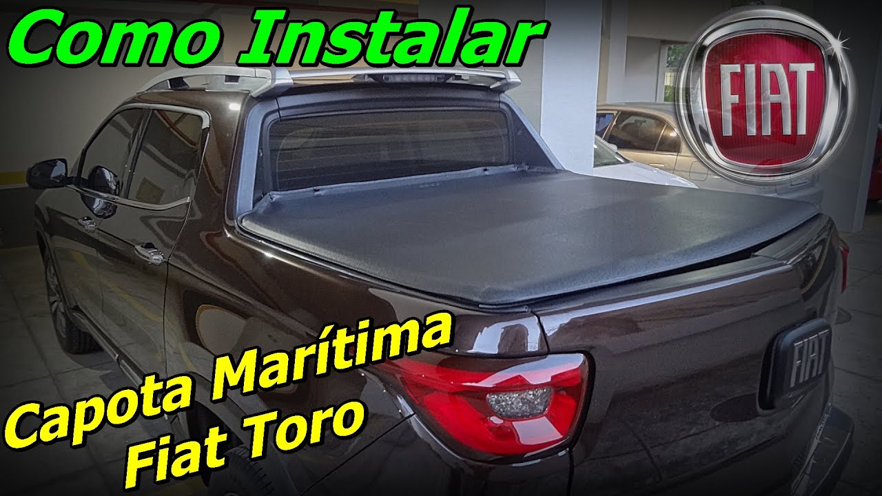 Como Instalar Capota Marítima Fiat Toro - Instalação Capota Marítima - Fiat Toro Turbo 2022 - FVM