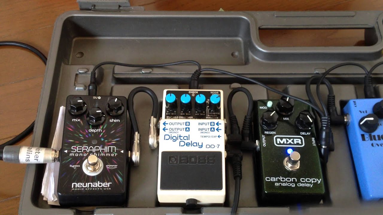 Цифровая и аналоговая задержка — Boss DD7 и MXR Carbon Copy