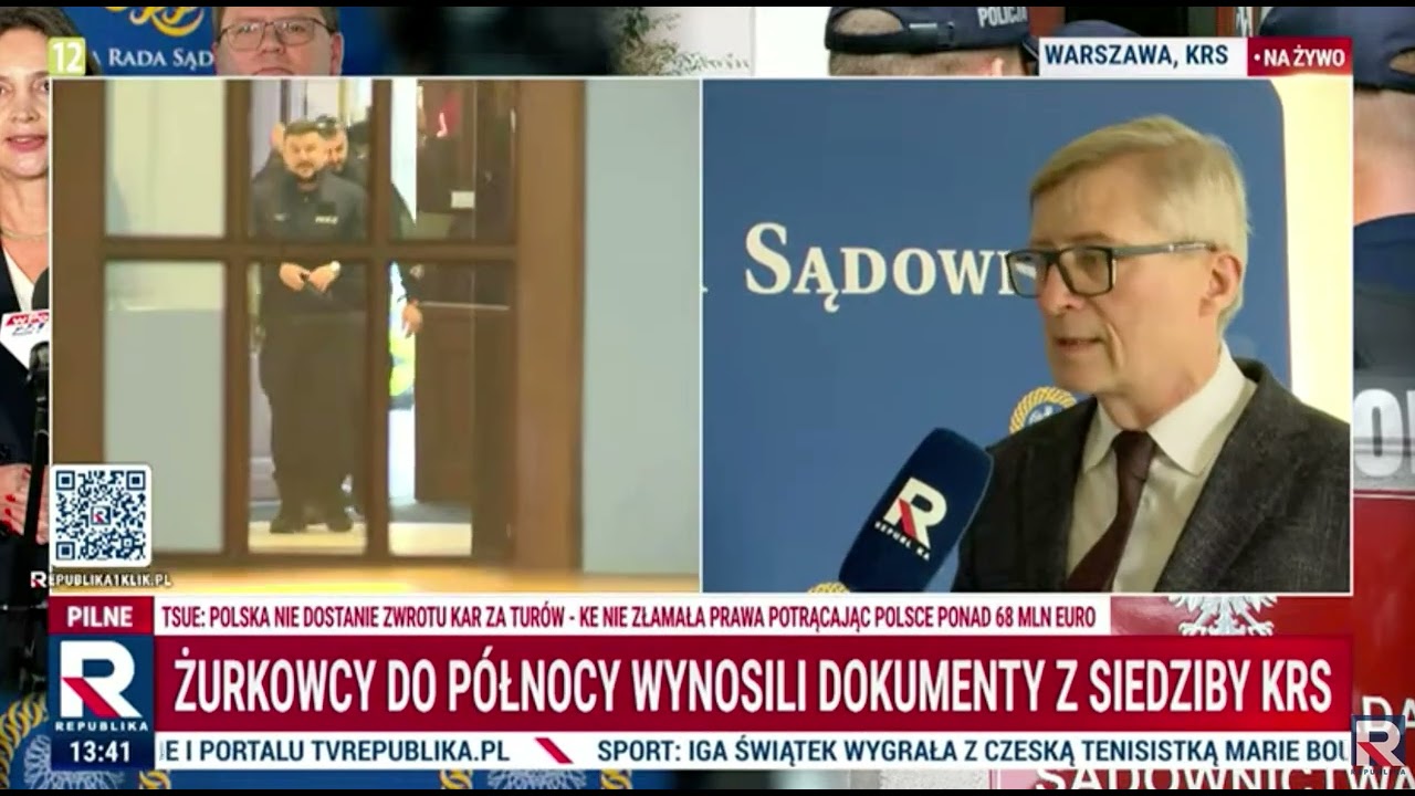 NOCNY RAJD NA KRS! Sędzia Jaskulski ujawnia: pierwszy raz od stanu wojennego widziałem coś takiego!