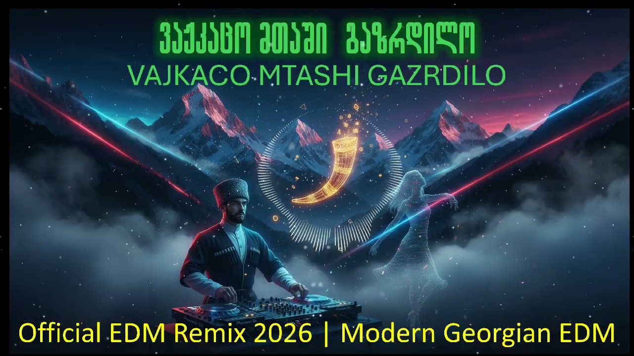 ვაჟკაცო მთაში გაზრდილო - (Official EDM Remix 2026) – ენერგიული საცეკვაო -Vajkaco Mtashi Gazrdilo