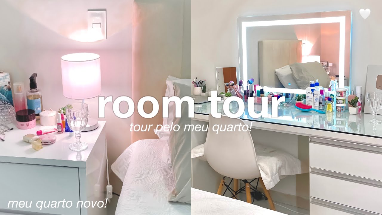 tour pelo meu quarto!! (novo) 🤍