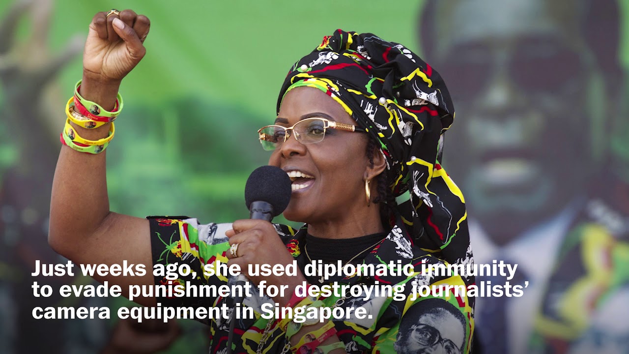 A model claims Grace Mugabe assaulted her