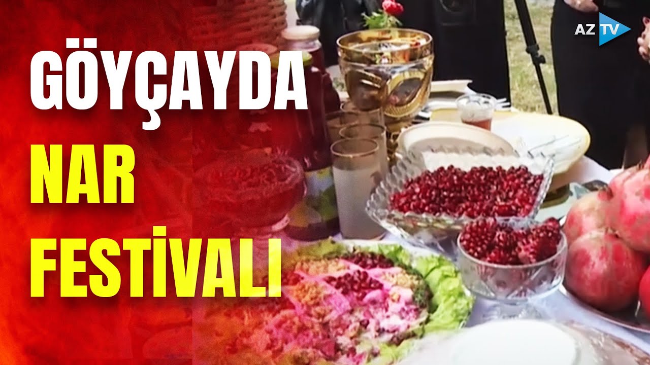 Göyçayda nar bayramı: festivaldan möhtəşəm GÖRÜNTÜLƏR