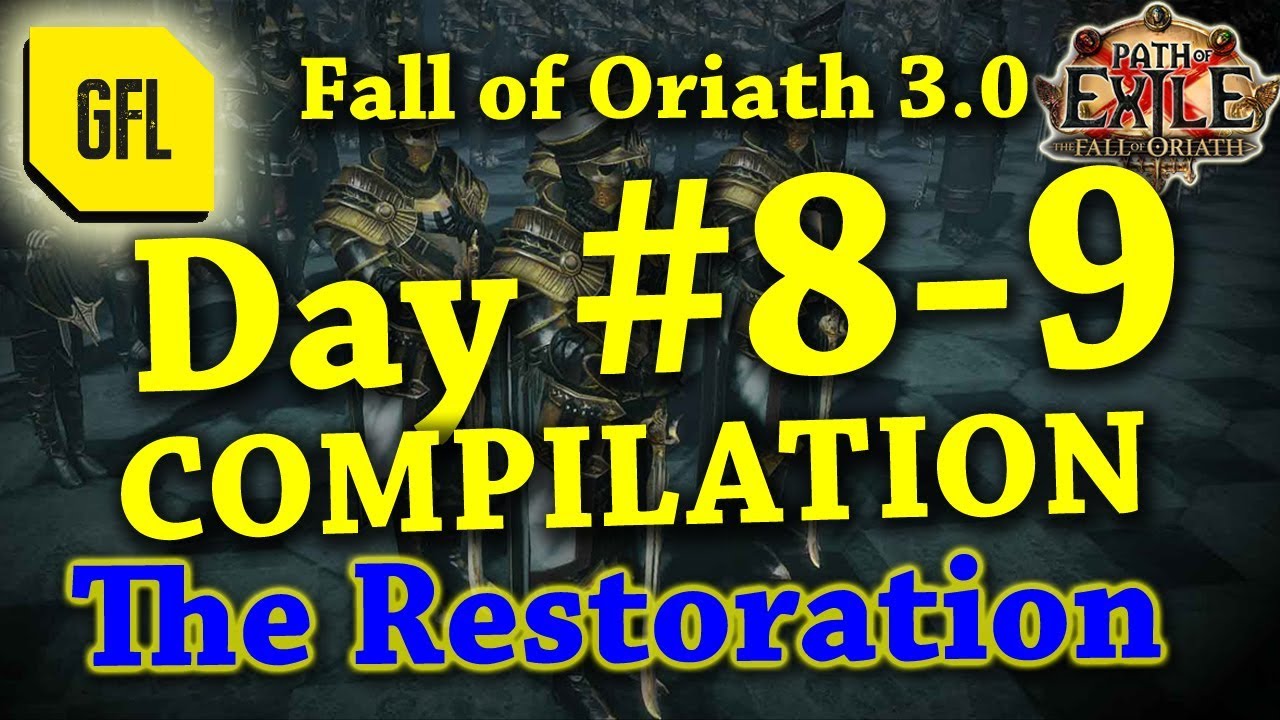 Path of Exile 3.0 Fall of Oriath: DAY #8-9 Compilation from Youtube and Twitch