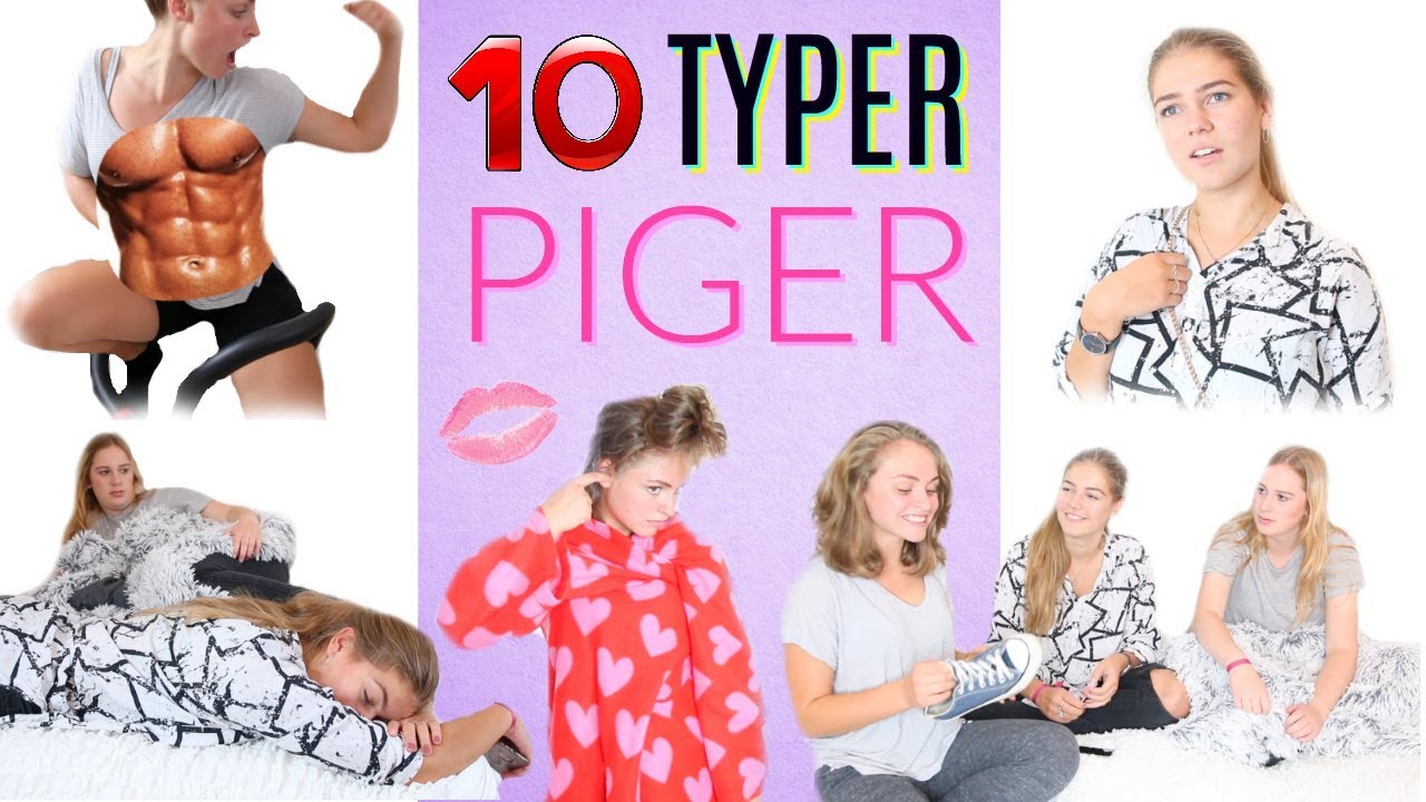 10 typer piger