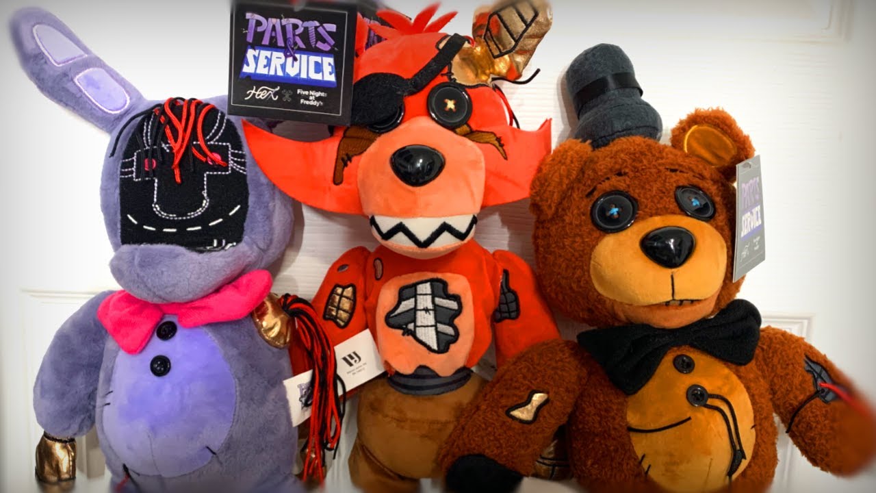Обзор плюшевых игрушек Withereds из FNAF HEX