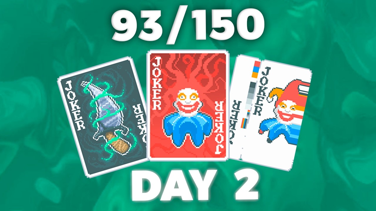 Racing ‪@Pog_Dog20‬ for 150 jokers In Balatro - Day 2