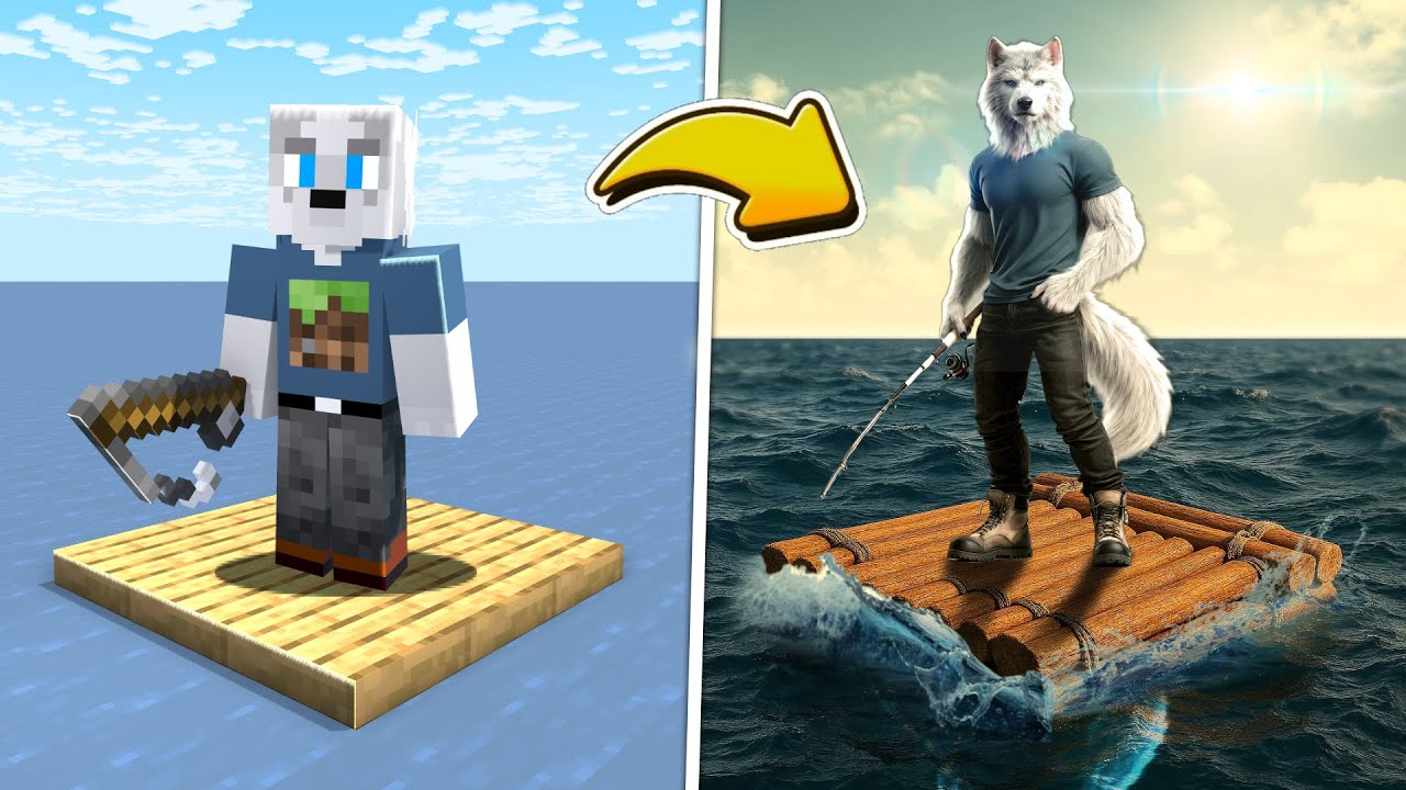 MINECRAFT, Tapi RAFT Aku Bertambah REALISTIC!
