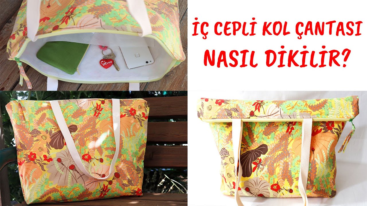 İç Cepli Kol Çantası Dikimi | Kol Çantası NASIL DİKİLİR?