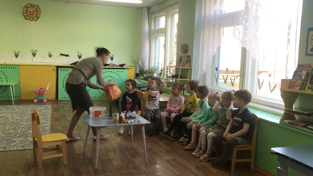 Занятие по познавательному развитию в младшей группе 