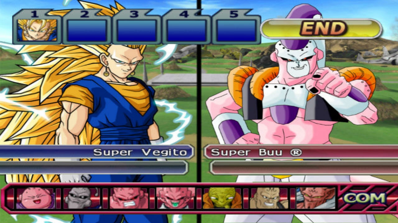 dragon ball budokai tenkaichi 3 mod wii : vegito ssj3 vs super buu zen
