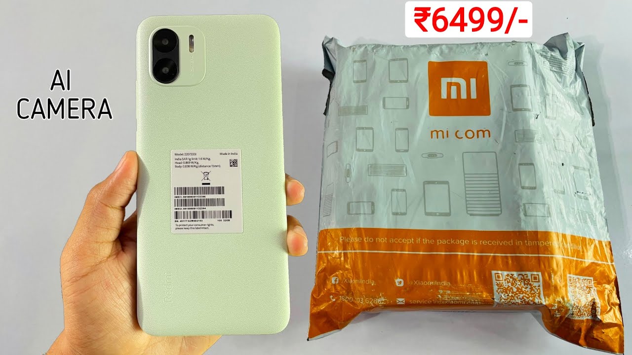 Redmi A1 Unboxing & Overview Green Colour at ₹6499 | Best Budget Smartphone | Redmi A1 Review