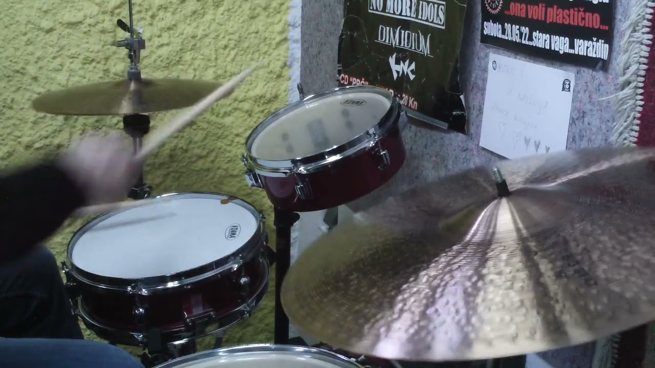 Tama CJP+EAD10 drum cover Red Baron by Billie Cobham