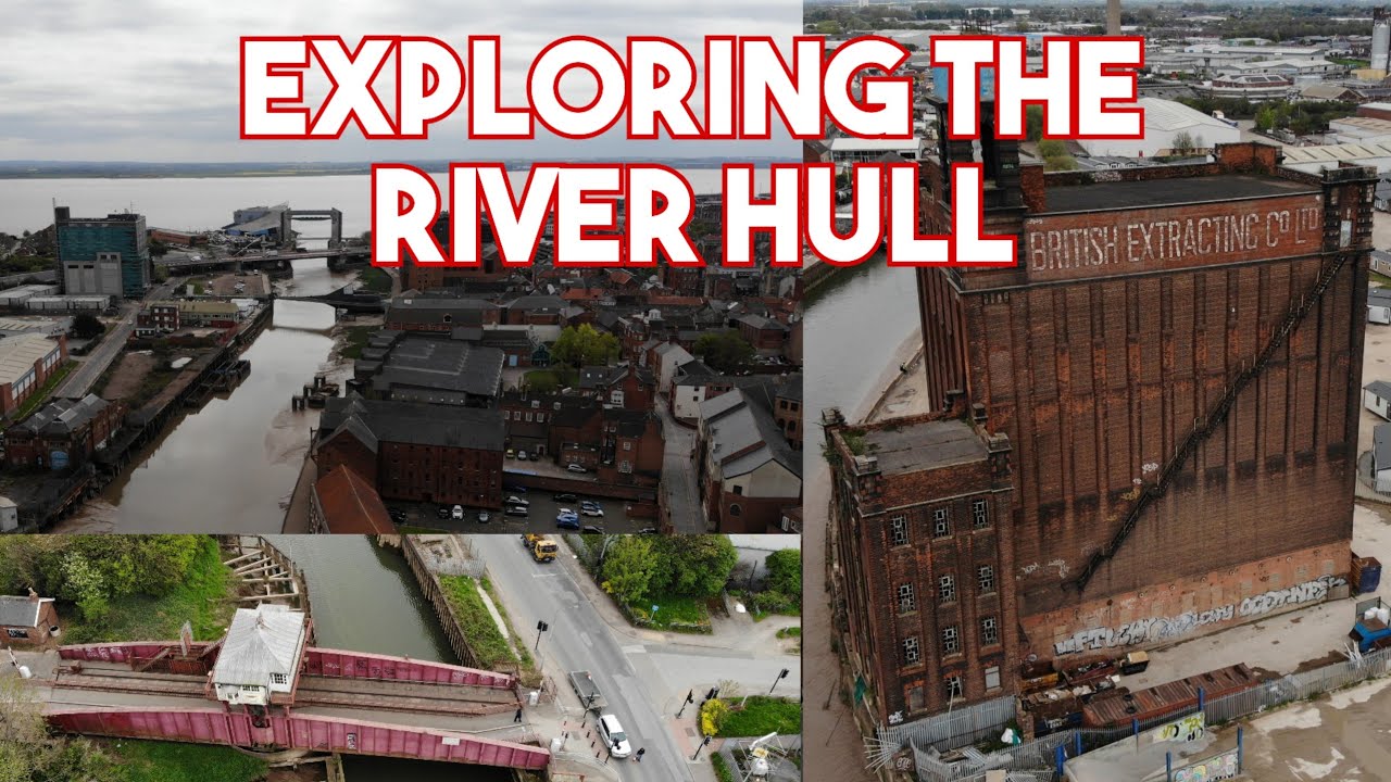 Exploring The River Hull | Docks From Above | Different Perspective
