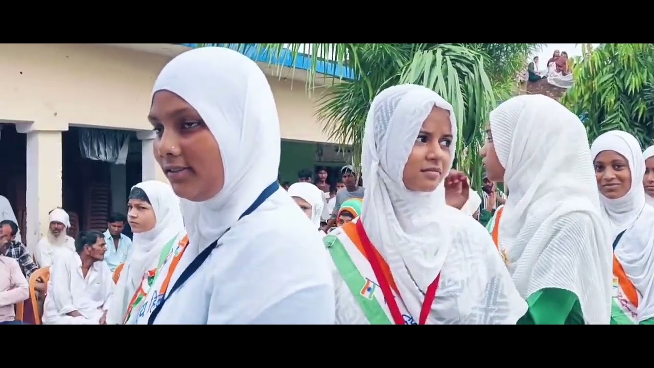 Tiranga zindabad Madrasa Qamrul uloom surjan nagar me 15 August 2025 ko pyara parogeram ar jalus 