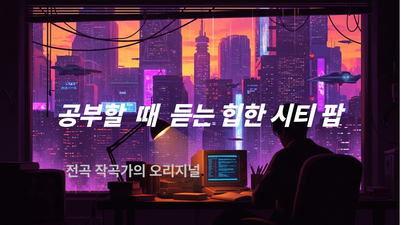 직접 프로듀싱한 세련된 시티팝으로 집중력 UP | 1시간 20분 자작곡 공부플리 Vol.4 일할 때 듣기 좋은 힙한 감성 시티팝 4집 | 전곡 직접 만든 오리지널 플레이리스트