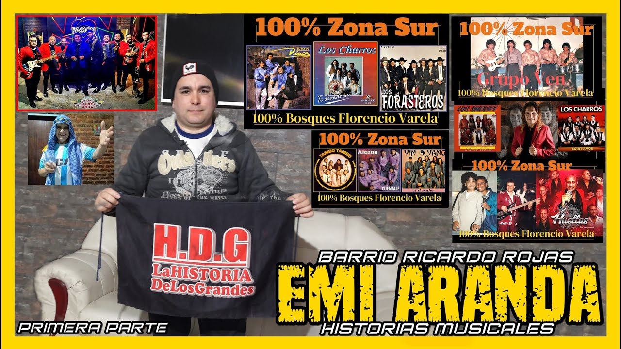 #194) BARRIO RICARDO ROJAS CUNA DE MUSICOS BOSQUES ZONA SUR //EMI ARANDA SU HITORIA PRIMERA PARTE //