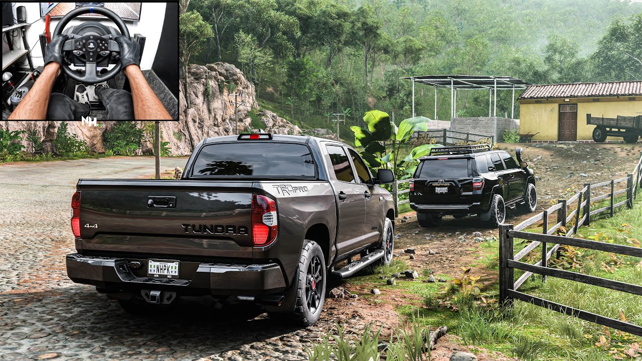 Toyota Tundra & Toyota 4Runner - Offroad CONVOY | Forza Horizon 5 | Steering Wheel Gameplay
