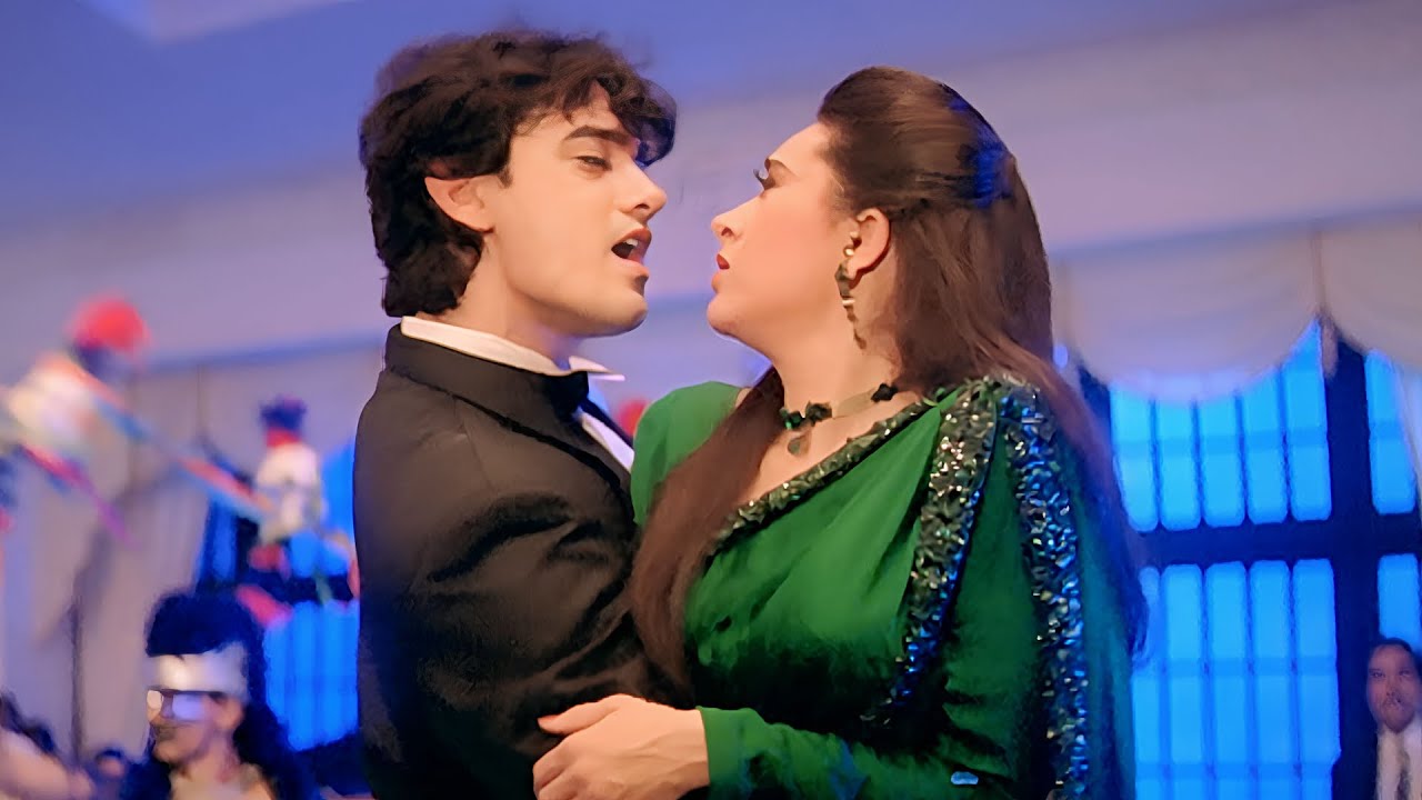 Tere Ishq Mein Naachenge - Full Song 4K | Aamir Khan | Karisma Kapoor | Kumar Sanu | Hindi Sad Song