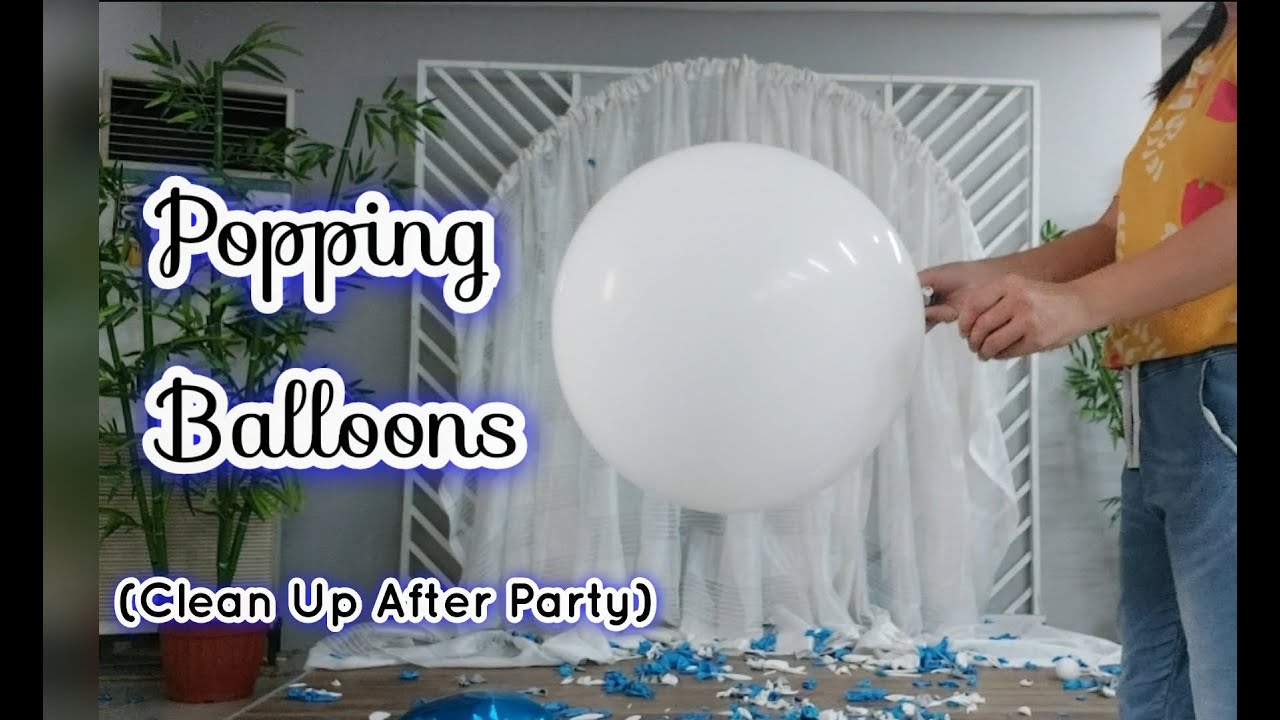 POPPING BALLOONS 5 | Clean Up After Party | Batty Balloons