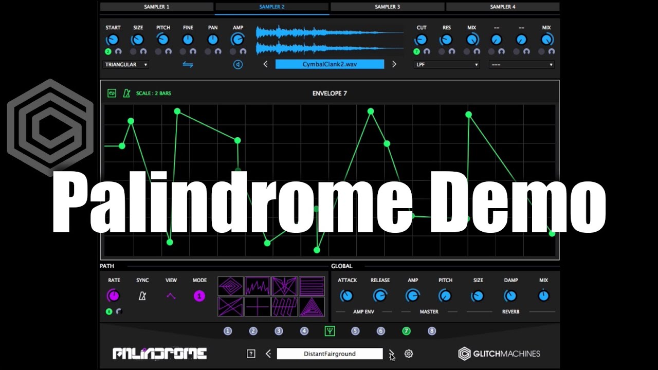Glitchmachines Palindrome Granular Morph Plotting Sampler Demo