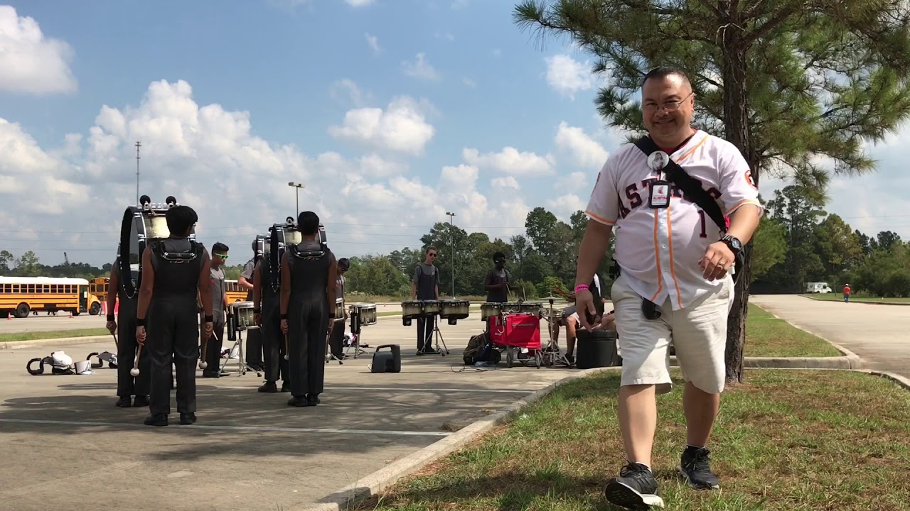 SFA Drumline Lonestar Preview Prelims Lot