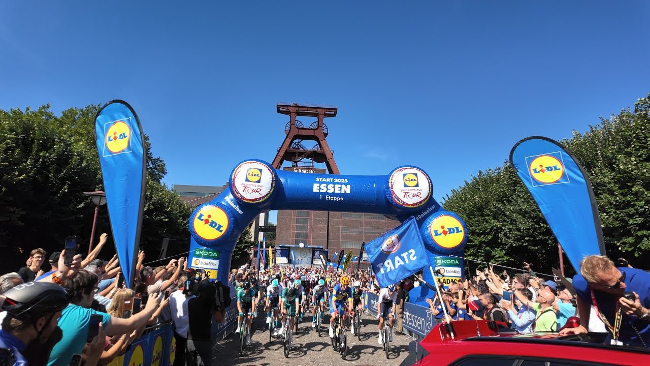Start 1. Etappe - Lidl Deutschland Tour 2025