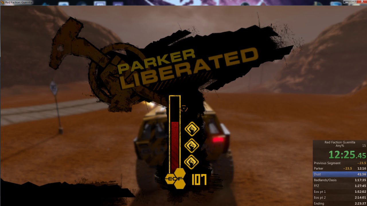 Red Faction: Guerrilla any% Speedrun (2:19:10)