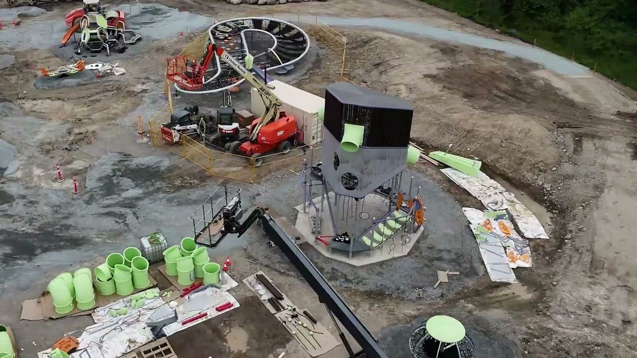 Yorkson Community Park Playground Construction (June 2025)