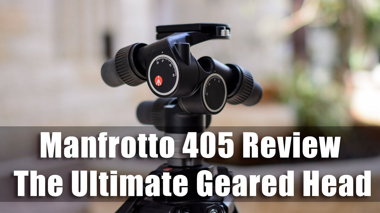 Обзор Manfrotto 405 — лучшая головка с редуктором