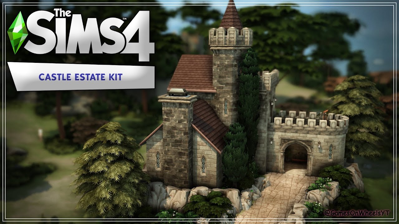 SMALL CASTLE - Castle Estate Kit [No CC] // Speed Build - The Sims 4