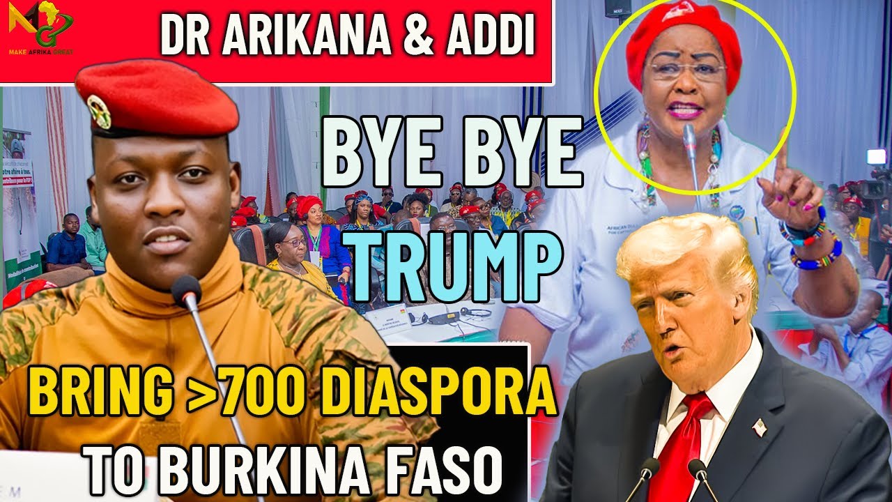 Пока, ТРАМП, доктор Арикана! ВЕРНИТЕ более 1000 диаспор из США в Буркина-Фасо