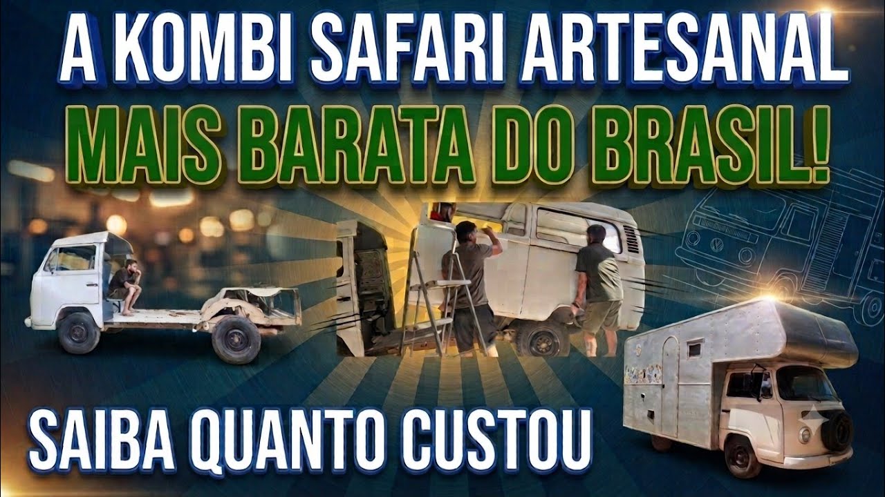 COMO FAZER UMA KOMBIHOME ARTESANAL EM CASA  E QUANTO CUSTA #kombi
