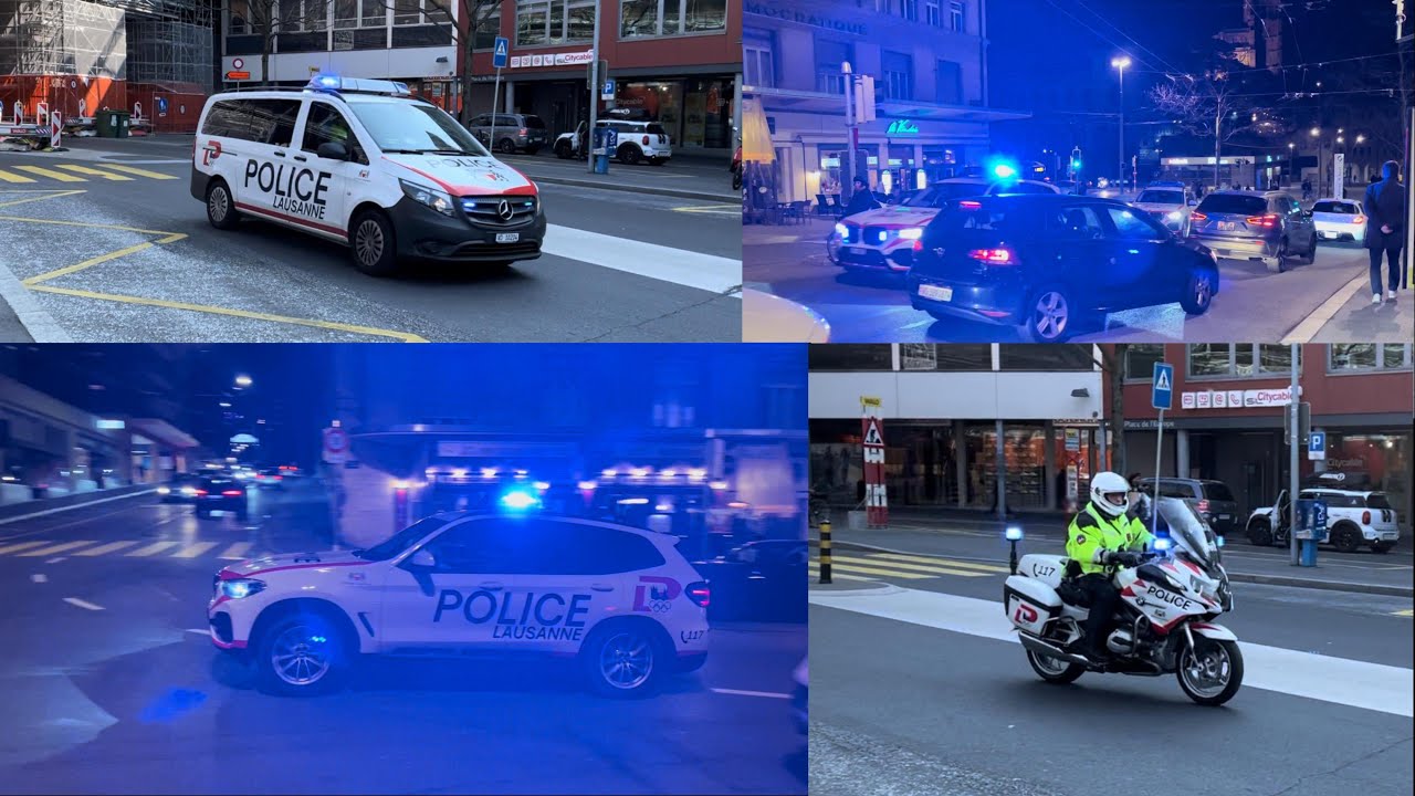 [COMPILATION] Lausanne police responding