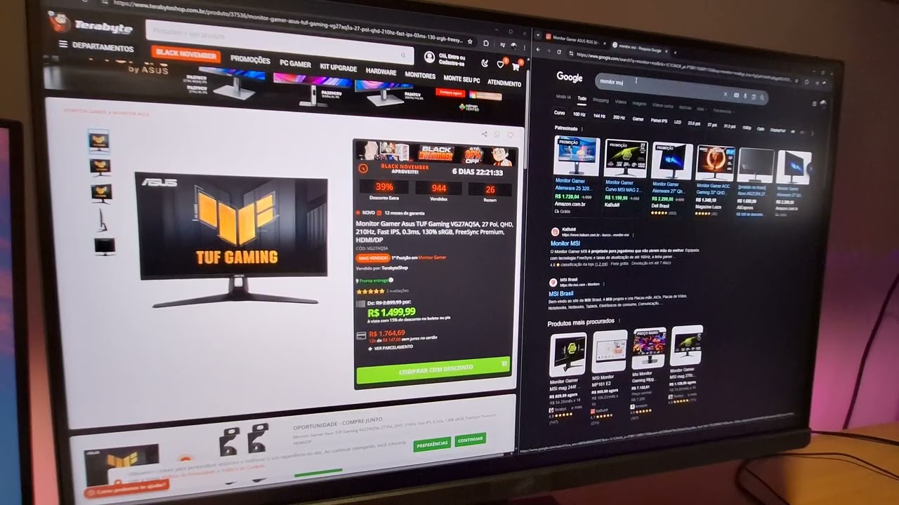 Monitor Asus Rog Strix XG27ACS