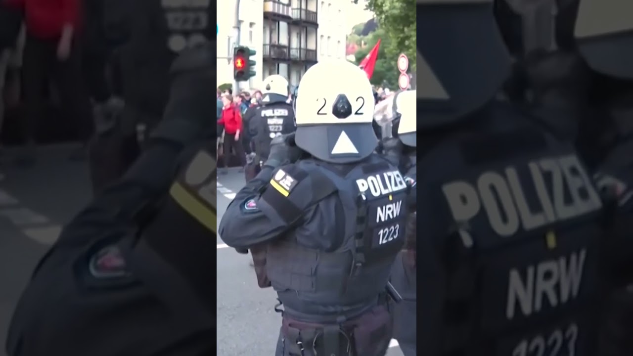 Thousands Block Roads to Protest Germany&rsquo;s Far-Right AFD Convention #shorts