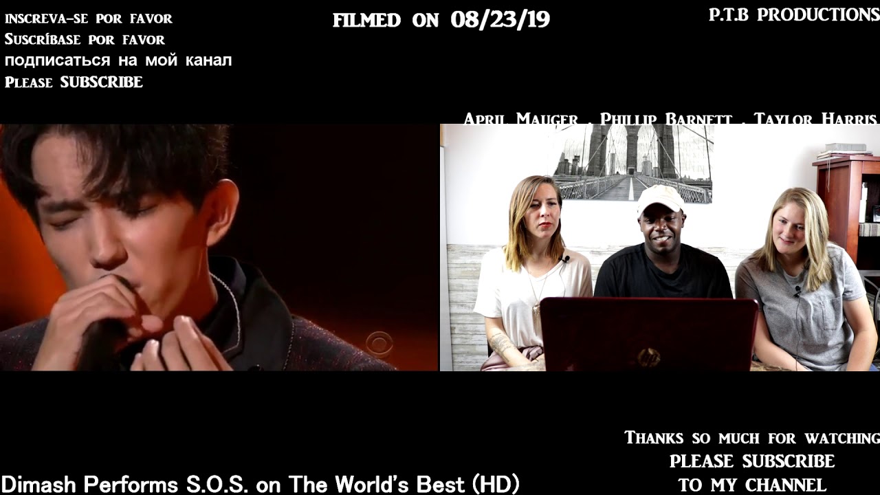 Dimash Performs S.O.S. on The World's Best  Reaction By PTB & Friends