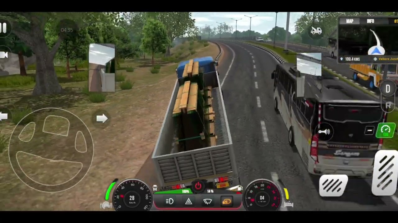 Truck simulator game 🎯 steering wheel game 🎯