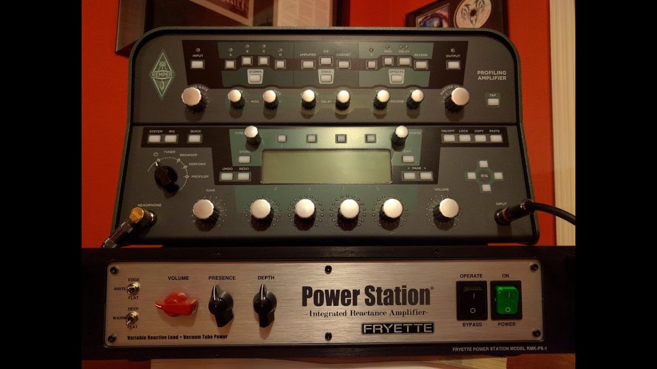 Kemper Profiling Amp with Fryette Power Station - The perfect match?